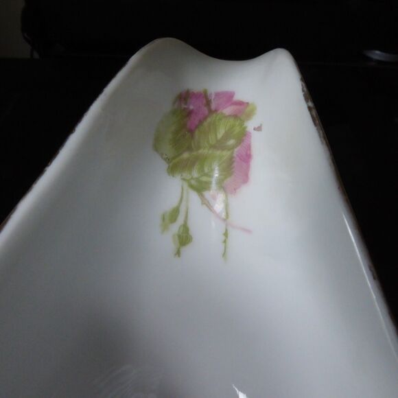 VTG Circa 1920s Rosenthal Empire Gravy Bowl W/ Woman Face Handles & Underplate - Picture 8 of 16